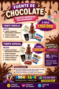 fuente de chocolate
