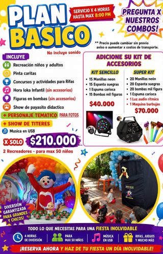 plan basico recreadores